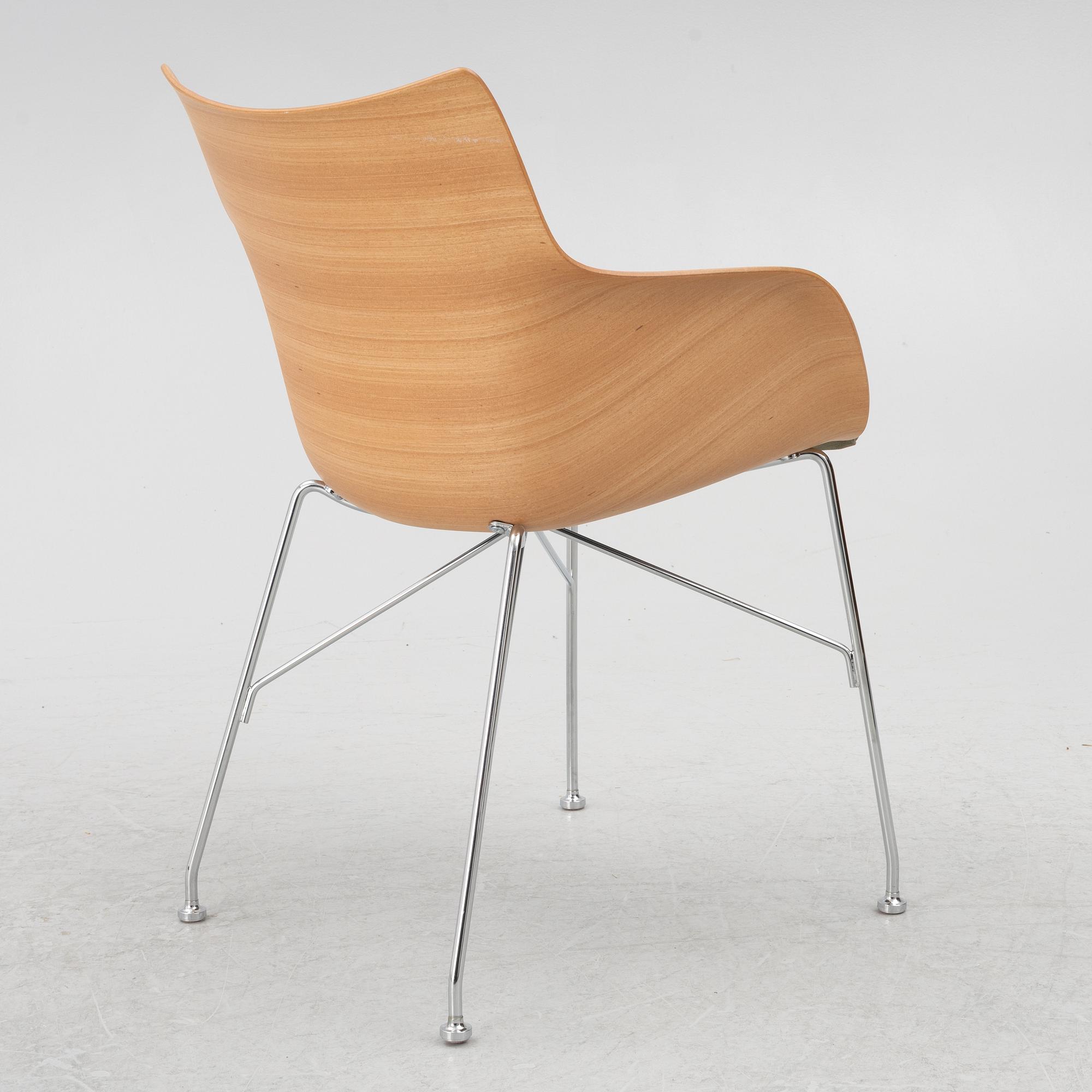 Philippe Starck, skrivbord och stol, "Earl of Wood", Kartell.