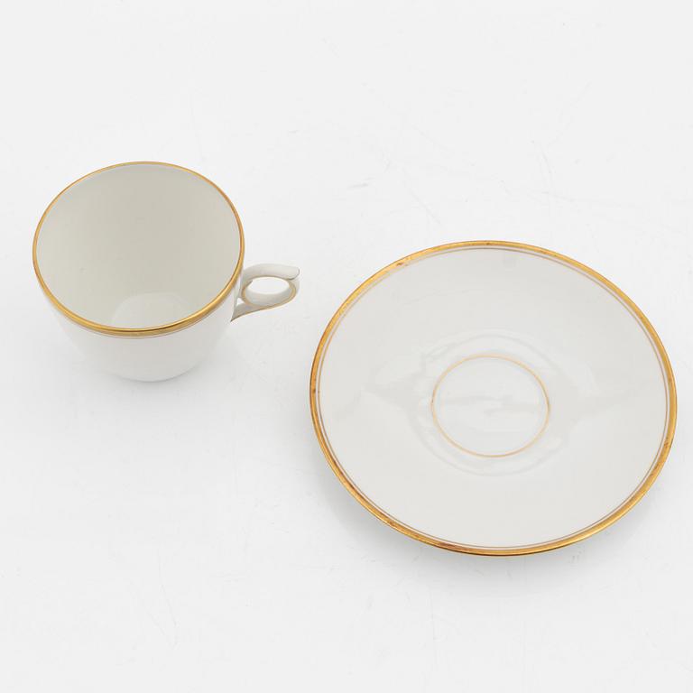 Royal Copenhagen, a 21-piece porcelain coffee service, Denmark.