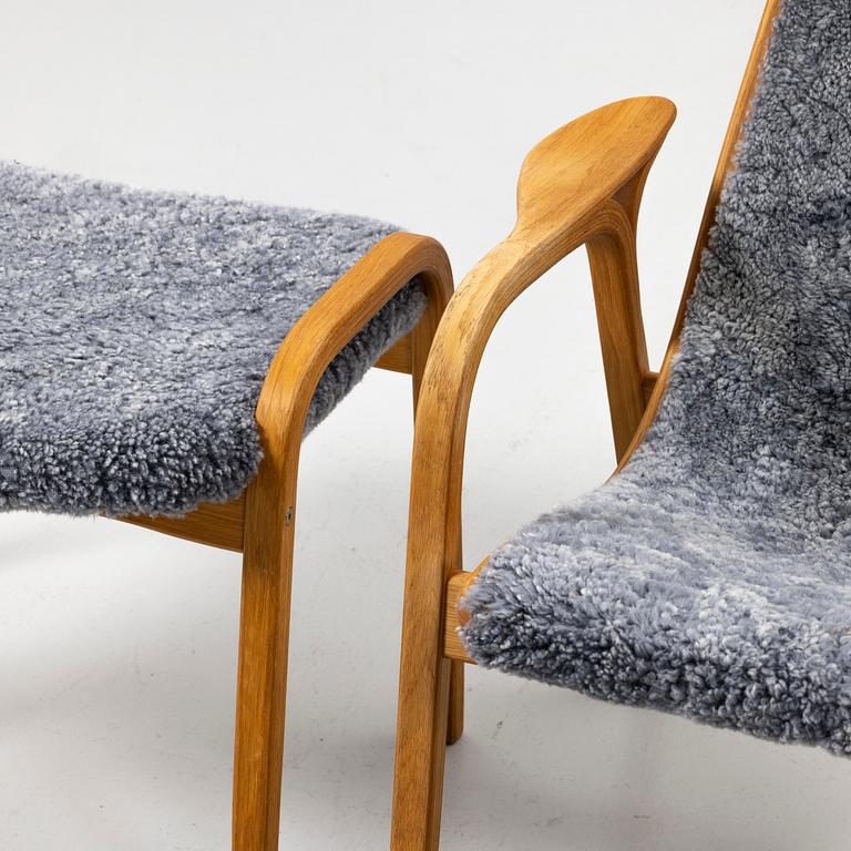Yngve Ekström, Armchair with footstool, “Lamino”, Swedese.