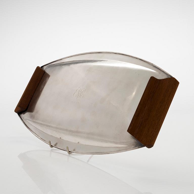 Tapio Wirkkala, bricka, silver, TW 225, Kultakeskus, Tavastehus 1960.