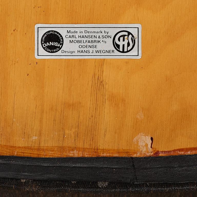 Hans J. Wegner, four model CH-29 chairs Carl Hansen & Søn, mid-20th century.