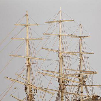 A late 1800's model ship.