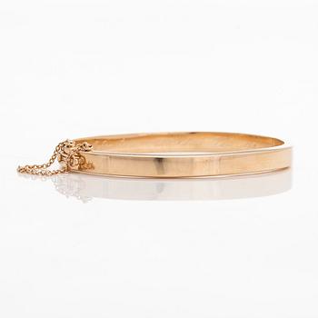 A 14K gold bracelet with single-cut diamonds, Kulta-Hamara Oy, Helsinki 1959.