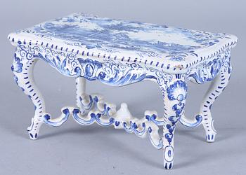 MINIATYRBORD, fajans, Holland, 1900-tal.