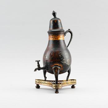 TEKÖK, målad plåt, 1700-tal.