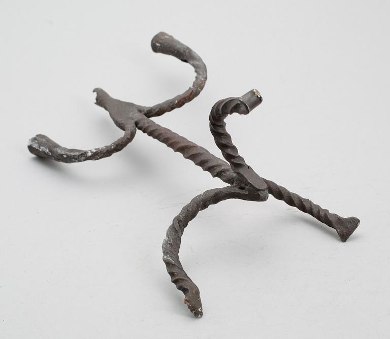 LJUSSTAKE, smide, södra Sverige, 1700-tal.