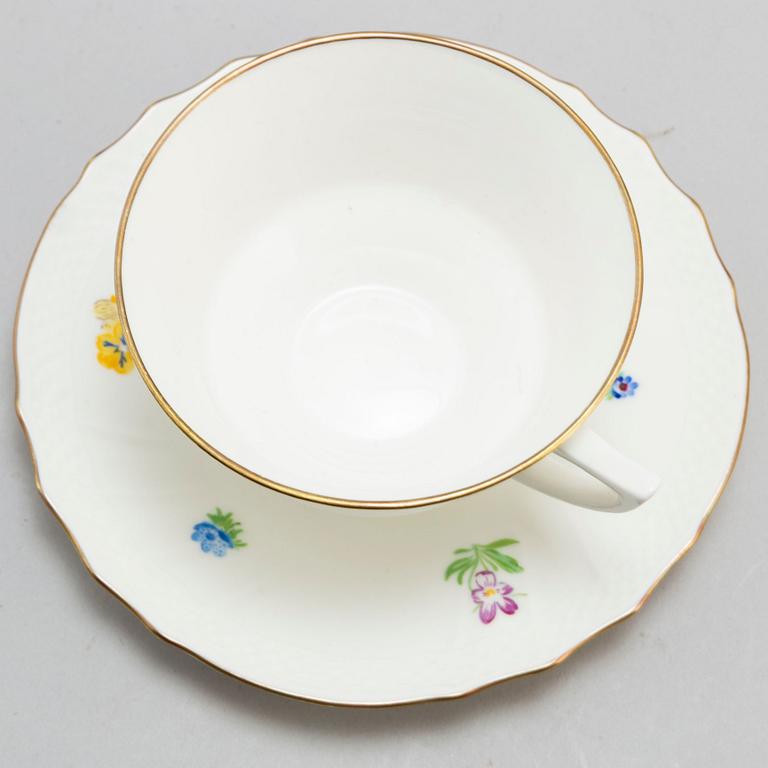 a set of 12 'Poem' teacups by Gustavsberg.