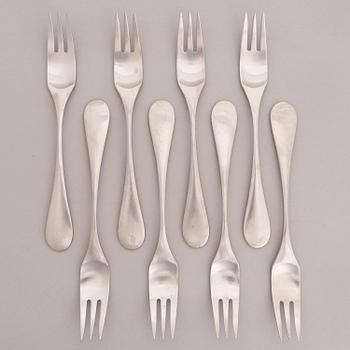 A 28-piece set of 'Mango' steel cutlery by Nanny Still, Hackman Finland 18/8.