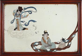 SPEGEL, ostindisk, 1800-tal.