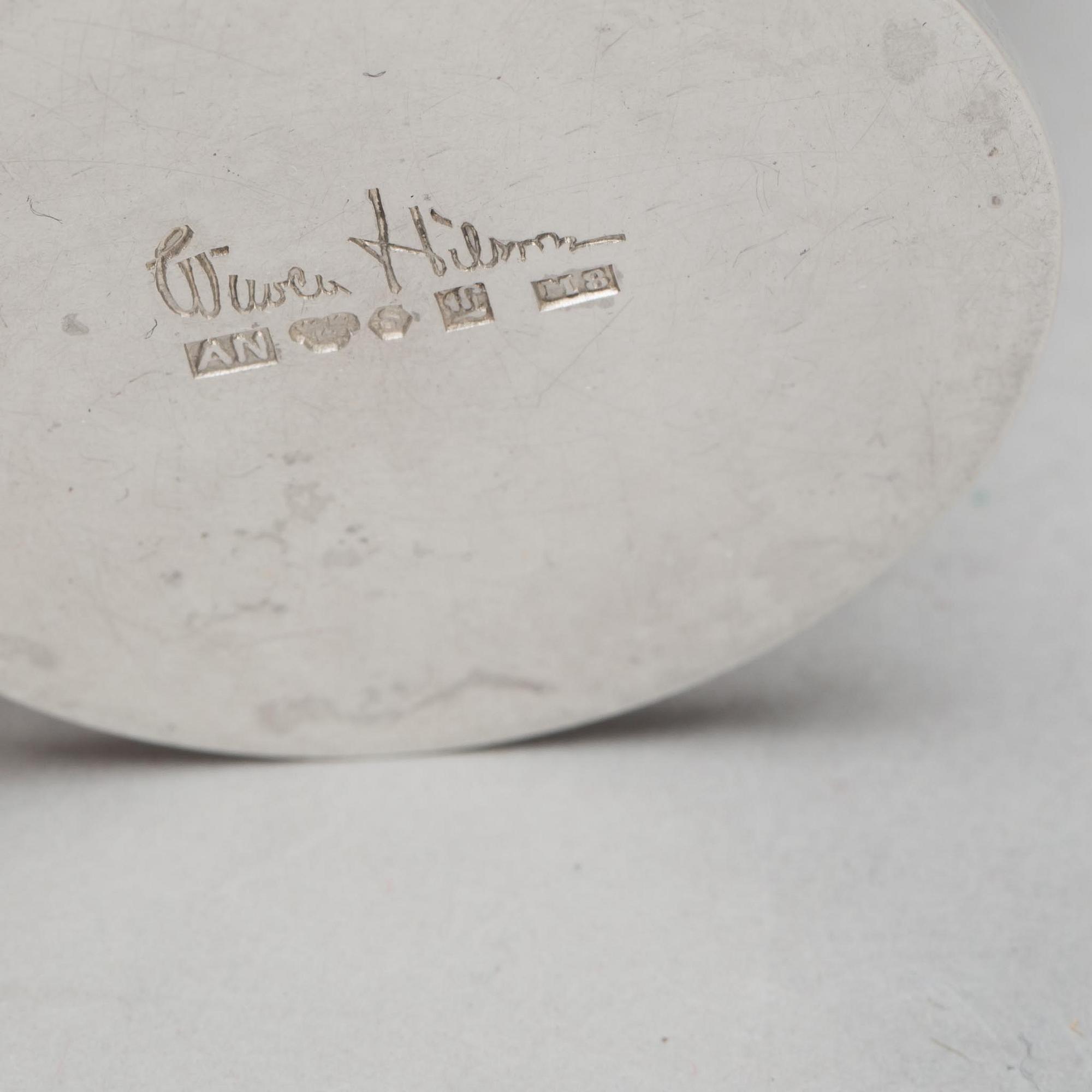 BÄGARE, sterlingsilver, Wiwen Nilsson, Lund,1938,  vikt ca 80 g.