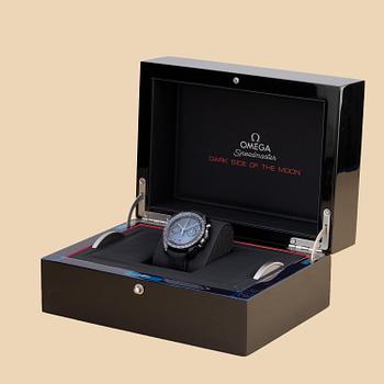 Omega, Speedmaster, Dark Side of the Moon, "Black Black", ca 2021.