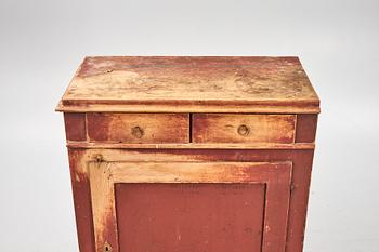A painted pine sideboard, Jämtland, 19th Century.