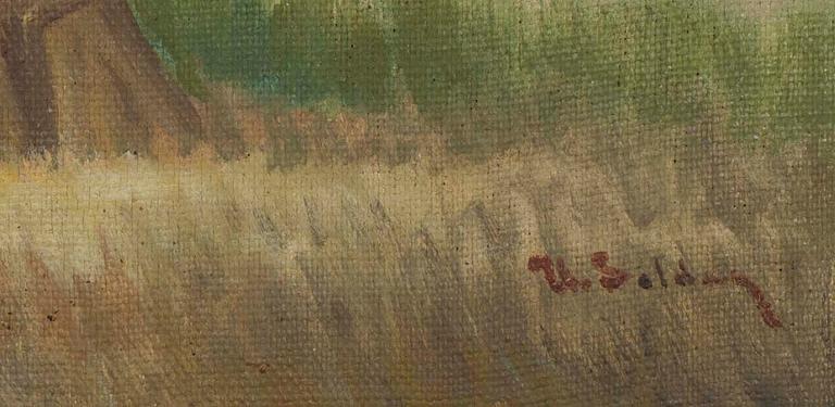 UUNO SOLDAN, olja på duk, sign.