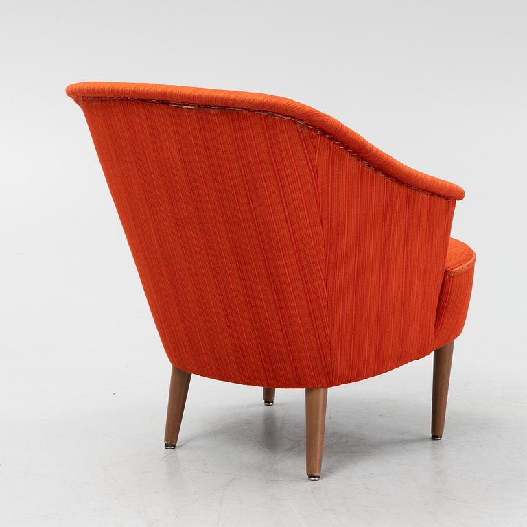 Carl Malmsten, a 'Lillasyster' easy chair for OH Sjögren, second half of the 20th Century.