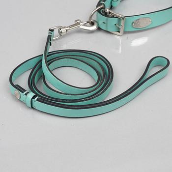 Tiffany & Co, dog collar with scarf.