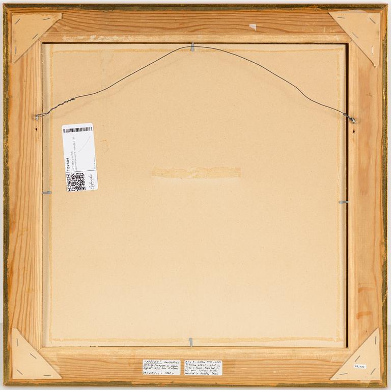 ALY BEN SALEM, watercolour/gouache, signed.