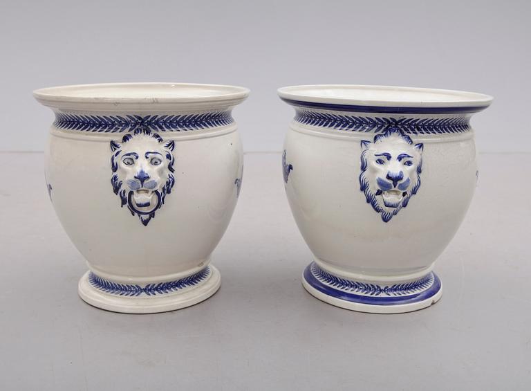 YTTERFODER, golvmodell, 1 par, flintgods, Gustafsberg, 1900-talets första hälft.