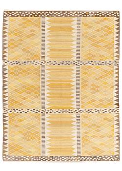 Marianne Richter, a carpet,  "Josefina gul", tapestry weave, ca 227 x 174 m, signed AB MMF MR.