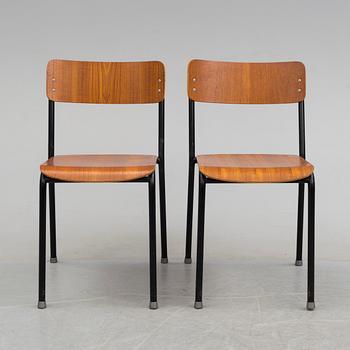 7 second half of the 20th century chairs from Grythyttans Stålrörsmönler.