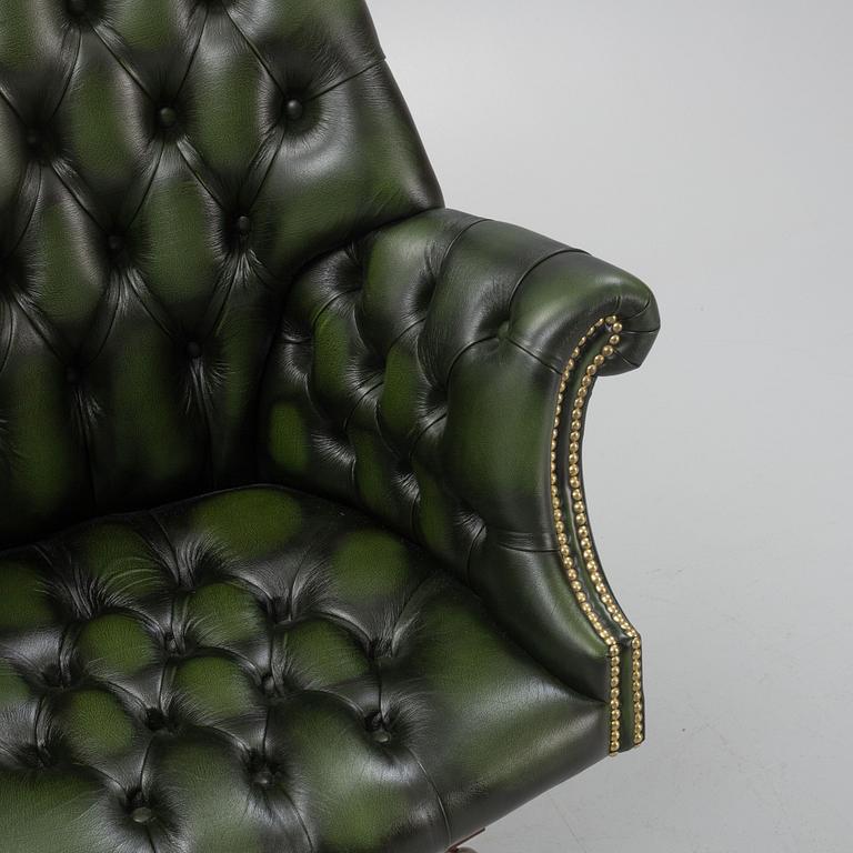 A Chesterfield Sofa Company desk chair, England, contemporary.