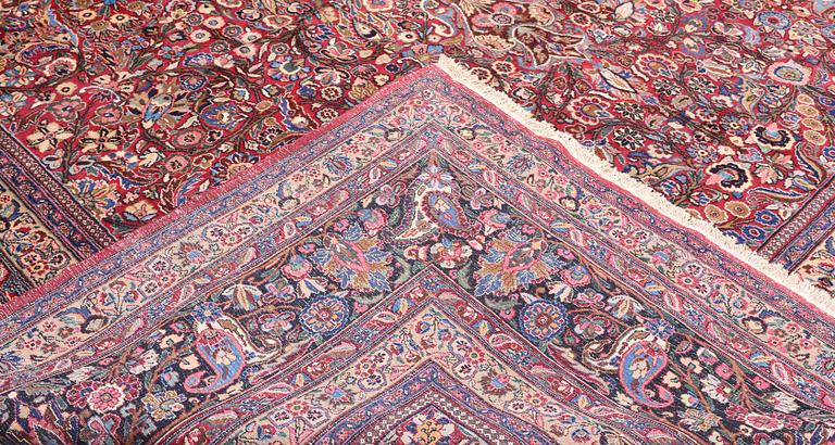 Carpet, Antique Dorokhsh (Khorasan), Signed, 636 x 377 cm.
