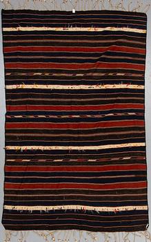 MATTO, flat weave, an old Oriental/North Africa, ca 239 x 160 cm.