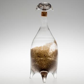 KARAFF, "Art Napoleon", Björn Weckström, Nuutajärvi Notsjö, signerad, 1970/80-tal.