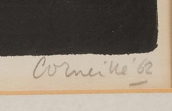 BEVERLOO CORNEILLE, färglitografi, signerad, daterad -62 och numrerad 9/120.