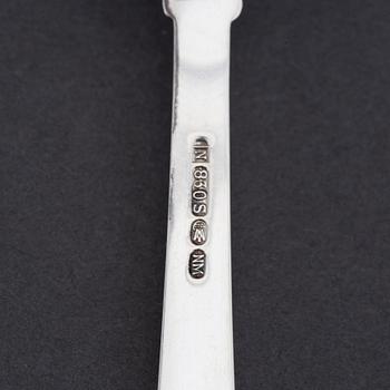 A silver cutlery, 'Anitra', Magnus Aase, Th. Olsens eftf, Norway (42 pc).