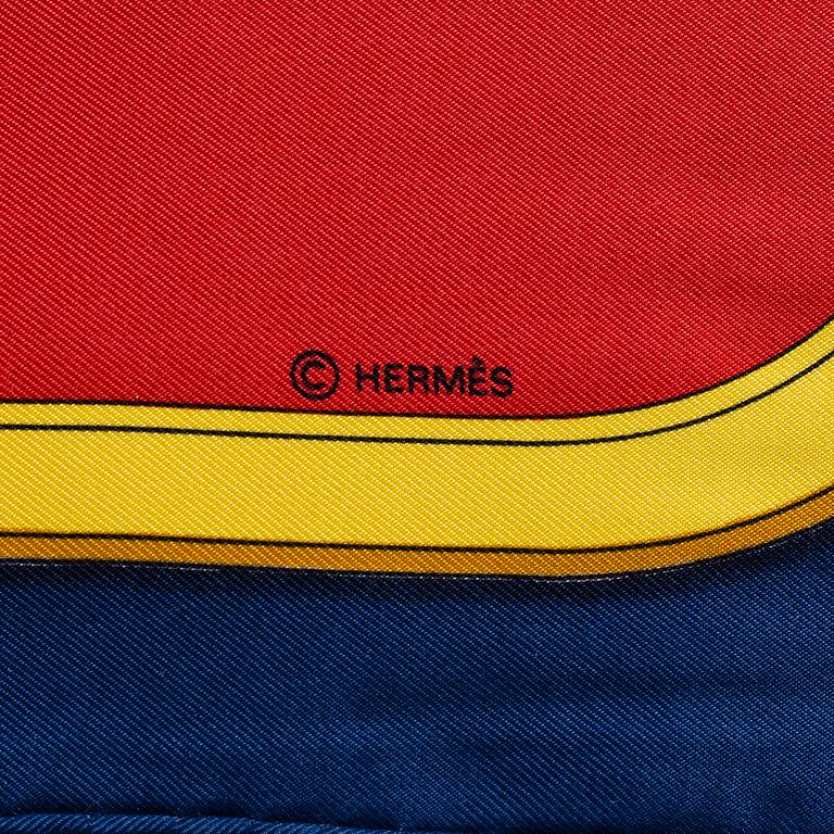 HERMÈS, scarf, 'Grand Apparat'.