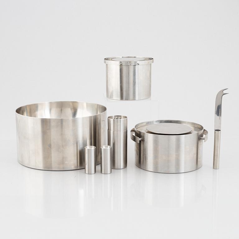 Arne Jacobsen, kitchen utensils, 18 pieces, Stelton, Denmark.