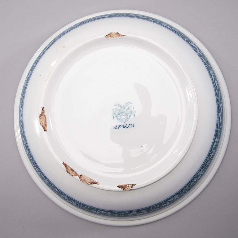 TVÄTTSET, 2 delar, porslin, "Azalea", Villeroy & Boch, Dresden, 1900-talets början.