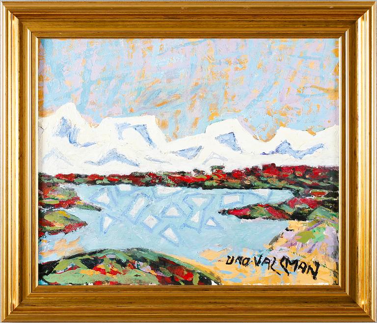 UNO VALLMAN, olja på duk, signerad.