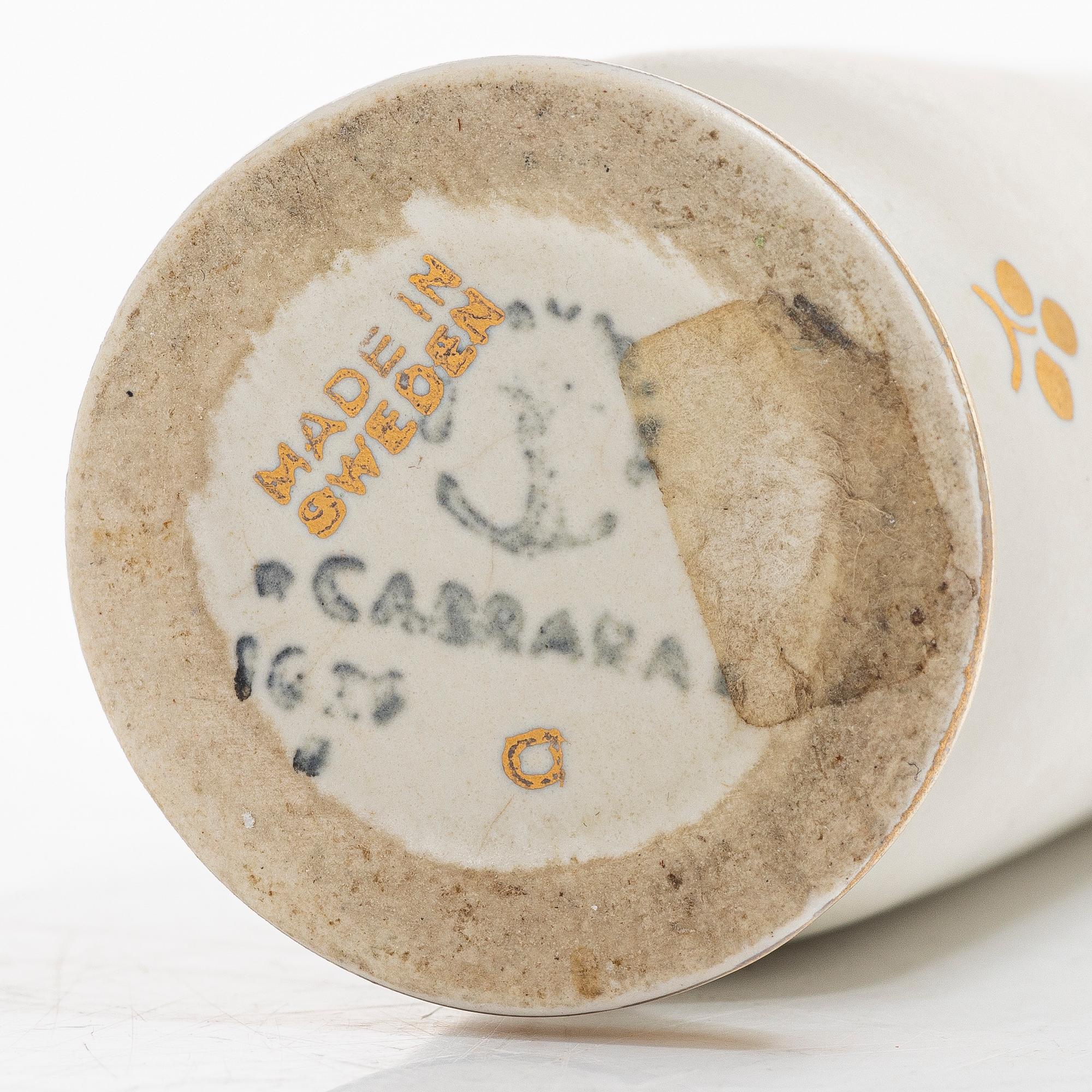 Wilhelm Kåge, a 53-piece ceramics collection 'Carrara', Gustavsberg.