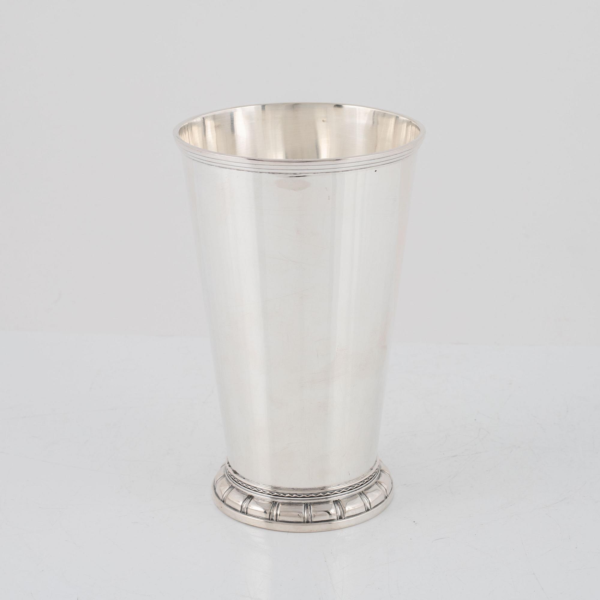 Eric Råström, bägare, silver, Stockholm, 1953.