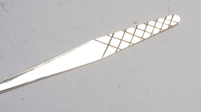 ISSLEV, sterling silver, svenska importstämplar, 1900-talets senare del.