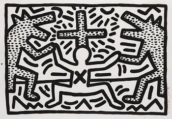 409. Keith Haring, Untitled (from; Untitled 1-6).