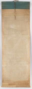 RULLMÅLNINGAR, sex stycken, tusch och färg på papper. Japan, Meiji (1868-1912).