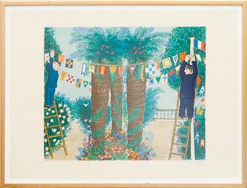 Lennart Jirlow, garden flag game.