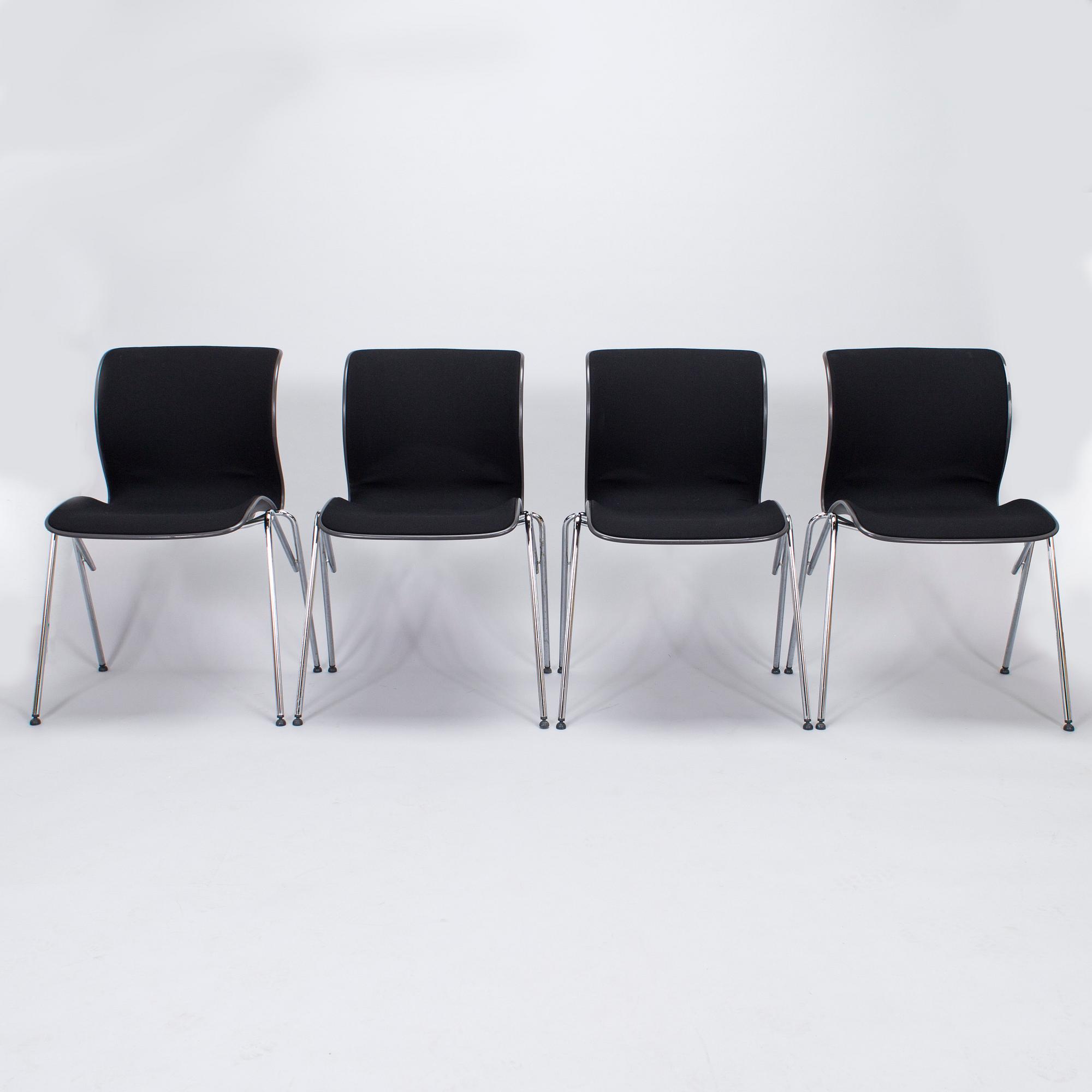 Alfred Homann, tuoleja, 4 kpl,  "Ensemble" för Fritz Hansen 1995.