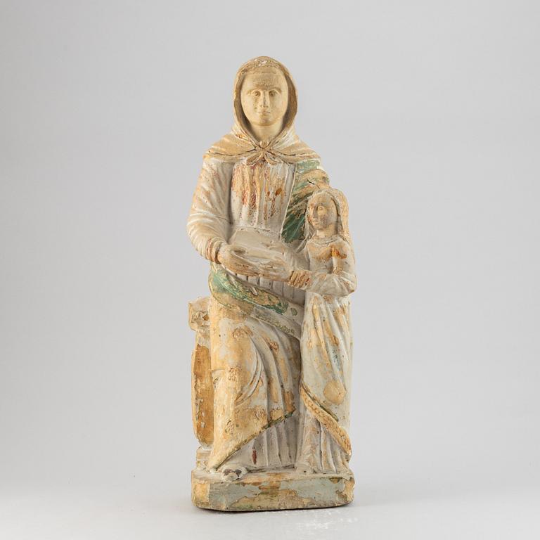 Skulptur, gjutmassa/gips, 1900-tal.