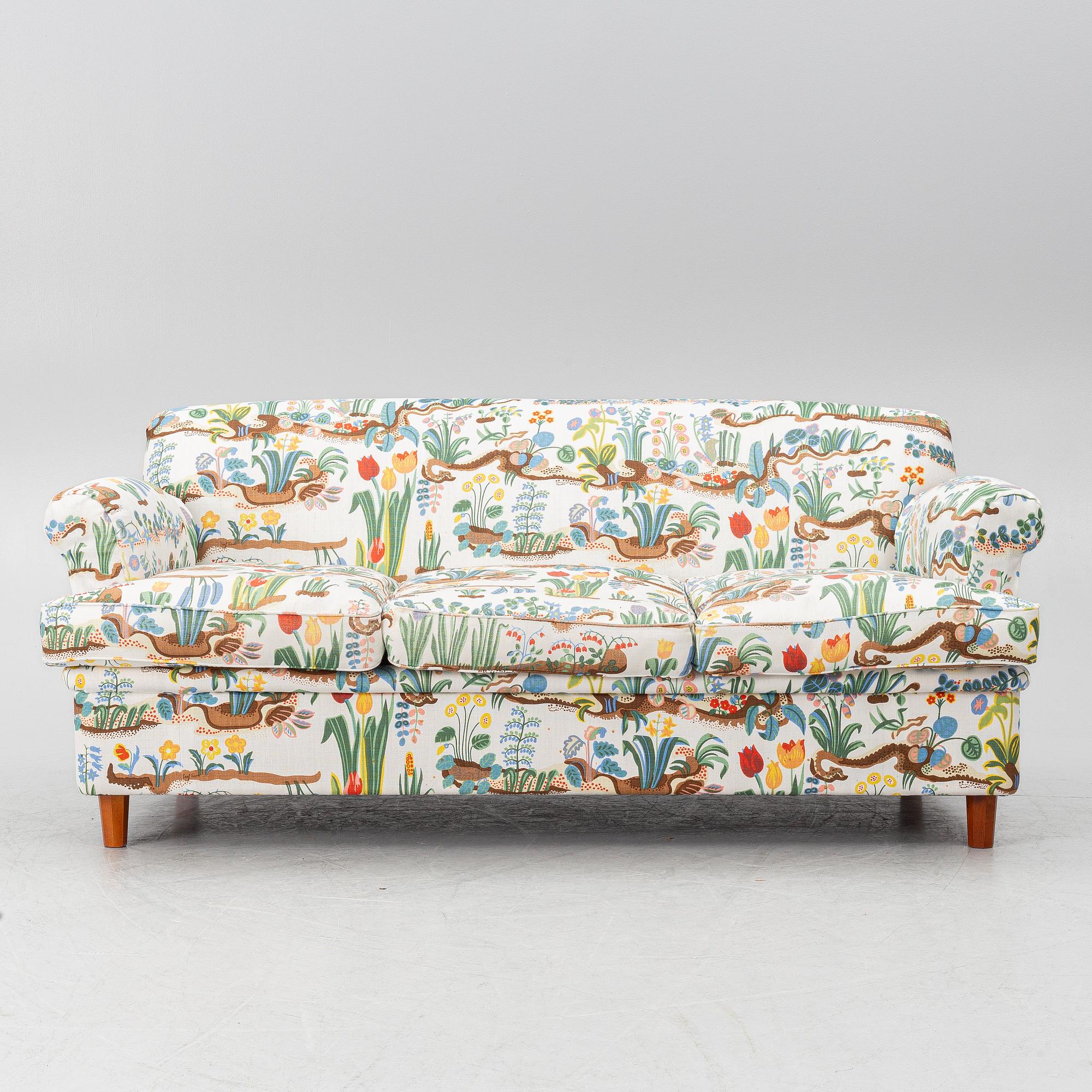 Josef Frank, soffa, modell 678, Firma Svenskt Tenn, 2018.