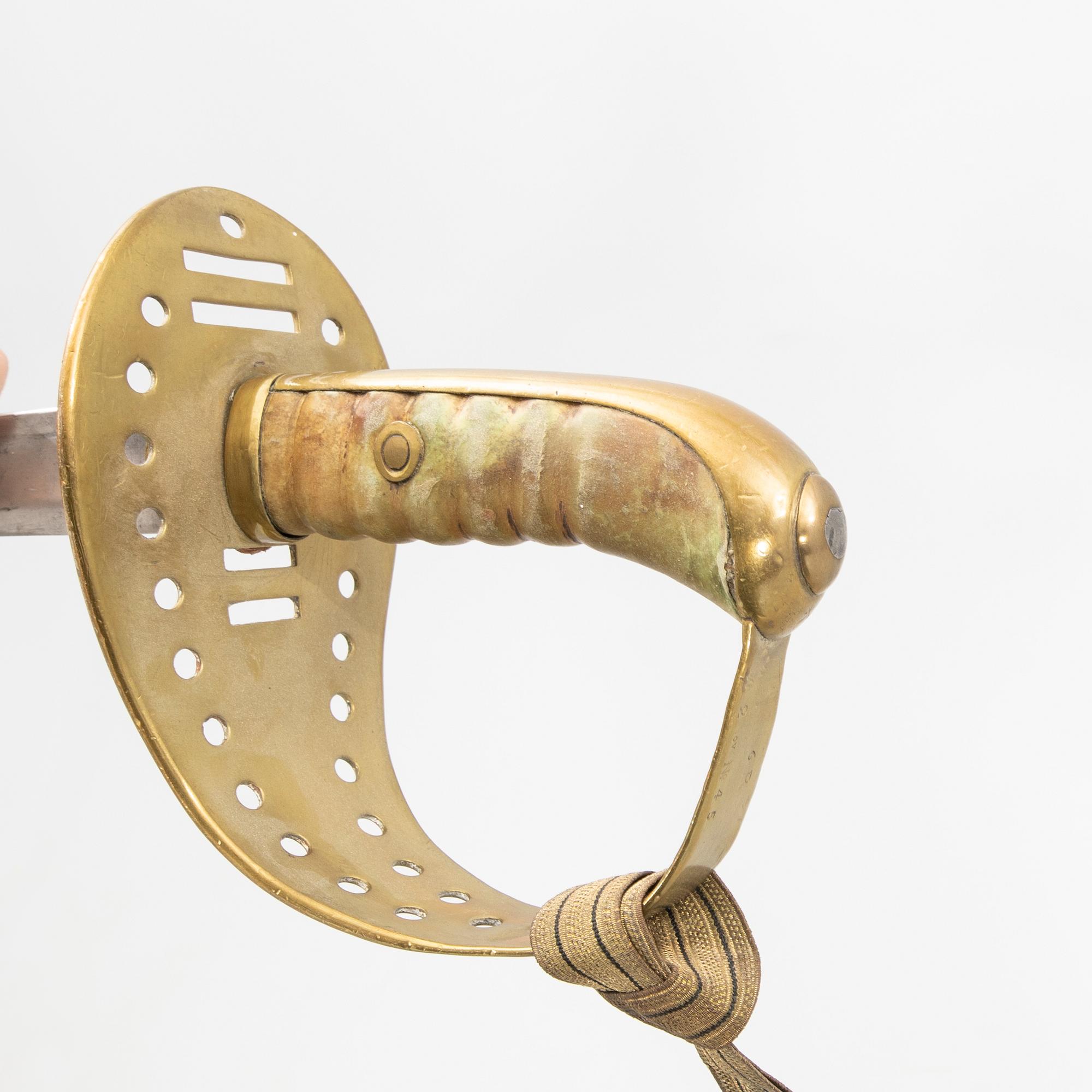 Two Swedish cavalry sabres, 1867 pattern.