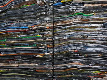 Matthias van Arkel, "Stripe Painting Black".