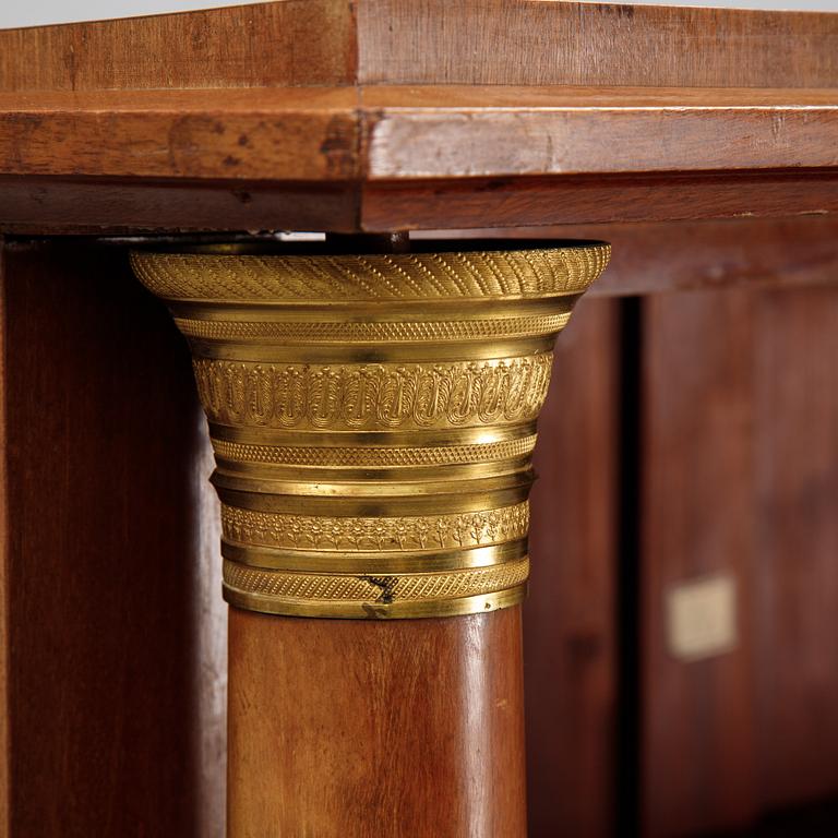 An early 20th century empire-style bookcase.