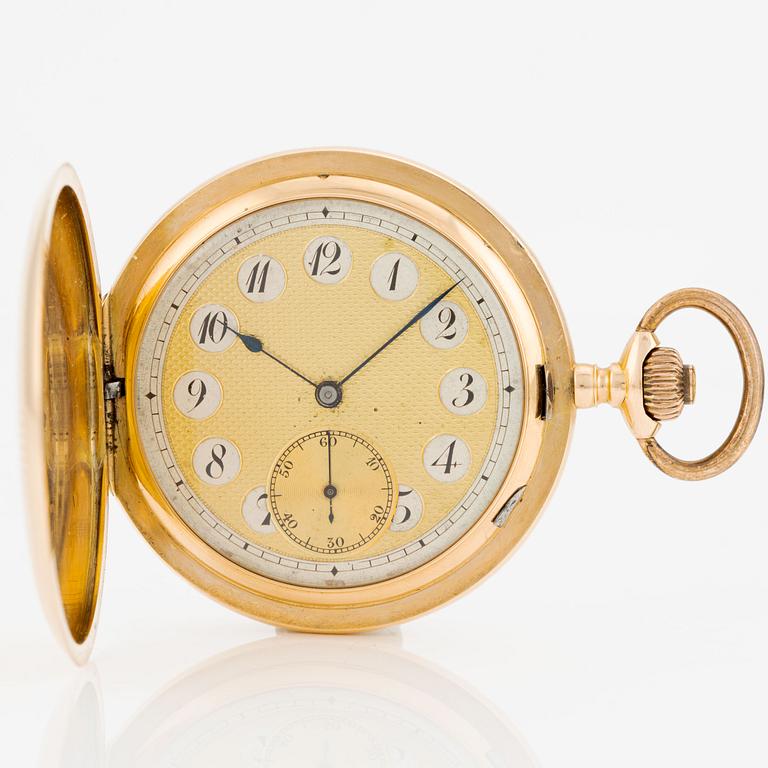 Pocket watch, hunter, 53 mm.