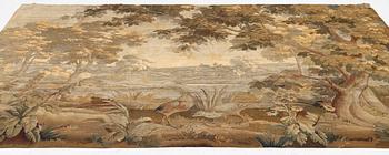A french 'Verdur' tapestry, c. 200 x 289 cm, France, second half of the 19th century.