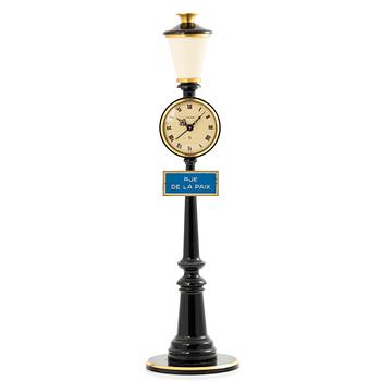 Jaeger, "Rue De La Paix", desk clock, 28 cm.