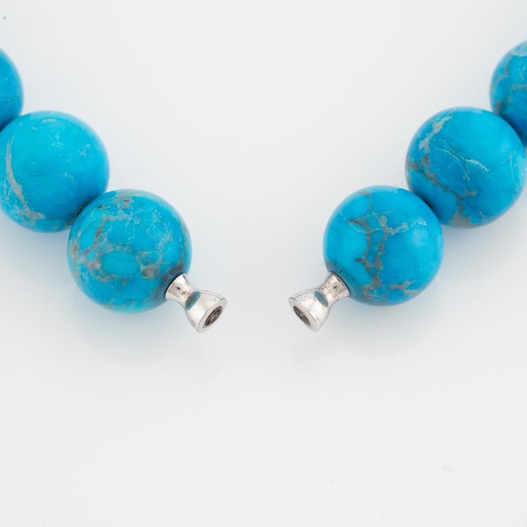 Ole Lynggaard, necklace, 8 pcs, with clasp 18K gold.