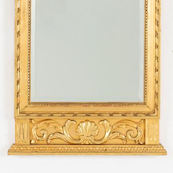 A late Gustavian style mirror, John Lundmark, early 20th Century.